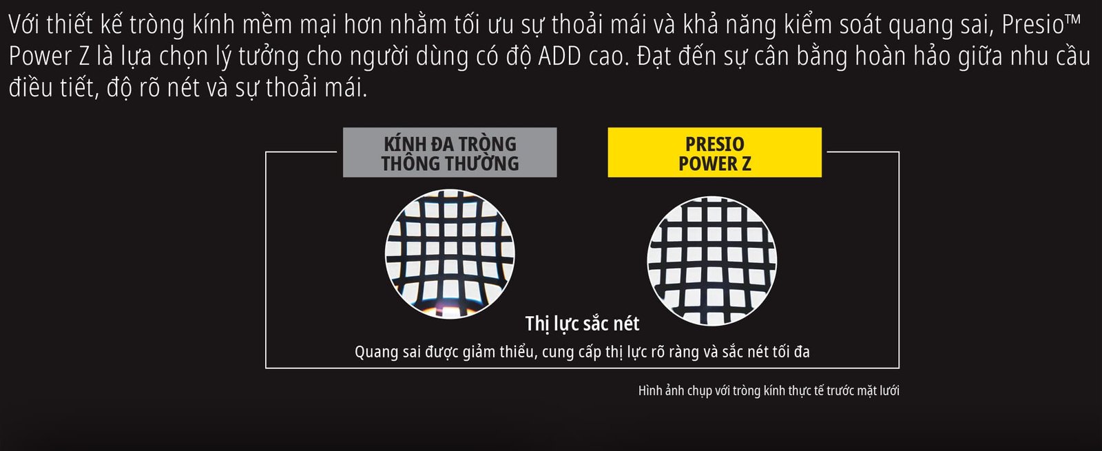 Tròng kính Đa tròng Nikon Presio Power Z: Tầm nhìn cá nhân hóa & thoải mái - Ảnh 3