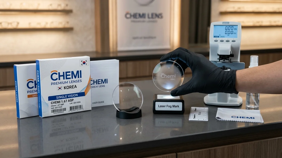 Bảng giá và các dòng tròng kính Chemi Hàn Quốc chính hãng U1 U2 U6 chiết suất 1.56 đến 1.74